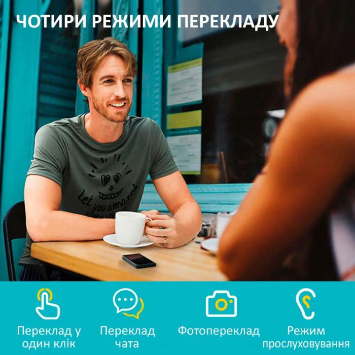 Голосовой переводчик Timekettle Fluentalk T1 авто двусторонний перевод, 40 языков, фото, онлайн, офлайн