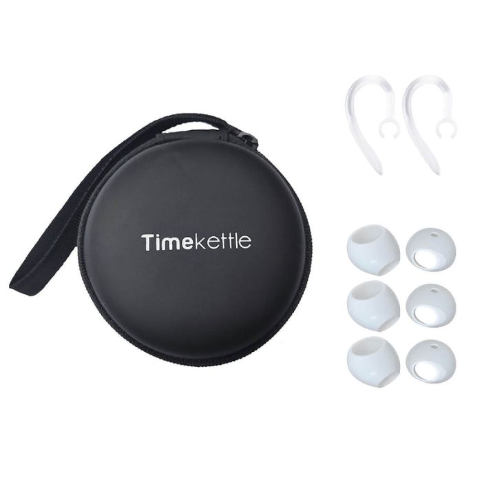Чехол для наушников переводчика Timekettle WT2 Edge + силиконовые насадки + ушные крючки, черный