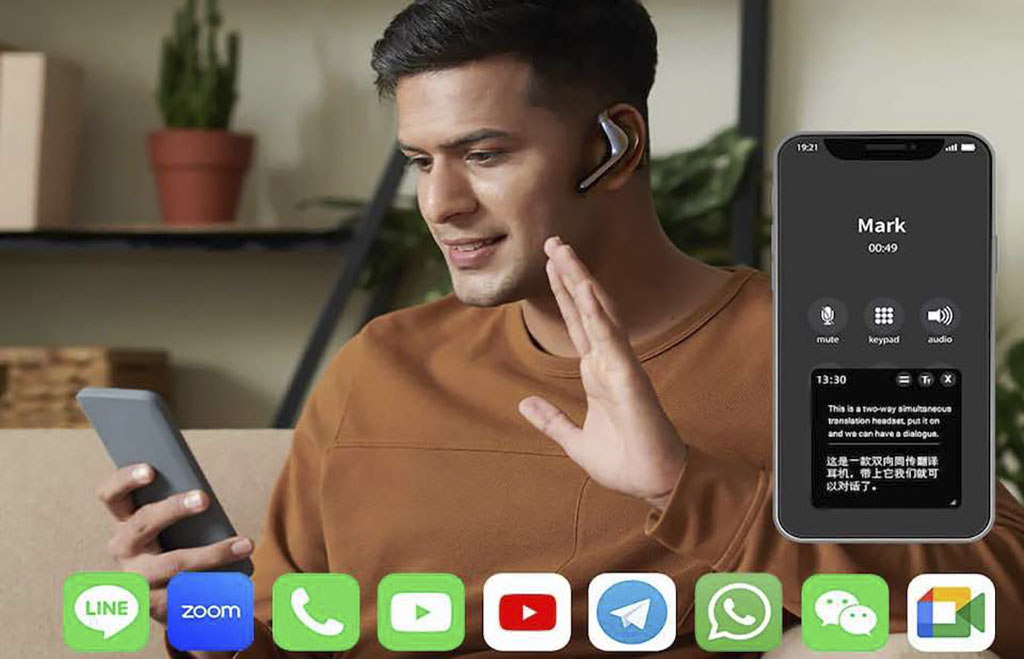 Timekettle W4 Pro AI наушники переводчик для звонков и видеоконференций