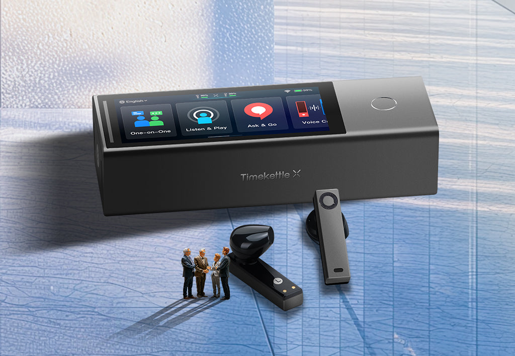 Автономный портативный переводчик наушники Timekettle X1