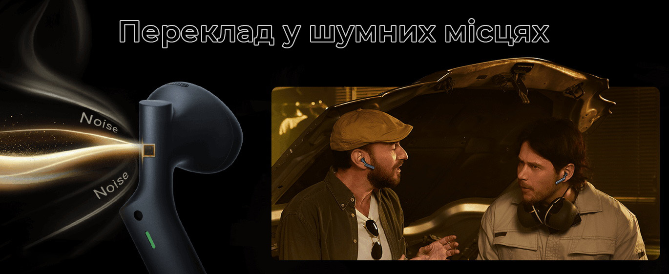 Наушники переводчик Timekettle W4: точный перевод даже в шуме до 100 дБ
